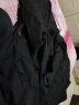 啄木鸟外套男士装中长款秋冬季潮流加绒加厚款夹克宽松大码衣服外套 黑色（常规款） 4XL 实拍图