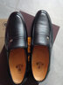 老人头皮鞋男冬季男士商务正装鞋透气真皮男鞋舒适皮鞋内增高款男鞋 四季款-平跟-黑色 43 实拍图