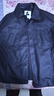 杰克·琼斯（JACK&JONES）男装春秋宽松皮衣舒适简约时尚纯色潮流休闲外套短款上衣PU夹克男 E40 黑色 L 180 实拍图