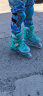 斯威（SWAY） 轮滑鞋儿童溜冰鞋男女童初学者套装滑轮鞋滑冰旱冰鞋成人直排轮 登绿八轮全闪【专业头盔护具】一体支架 M(适合6-12岁)平时鞋码31-36 实拍图