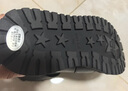 百丽（Belle）厚底羊毛雪地靴女靴加绒保暖休闲短靴棉鞋D1X1DDD4 黑色-亮面皮 37 (235mm) 实拍图