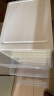 清野の木 衣物收纳箱抽屉收纳盒储物箱 50L透白 3个装 实拍图