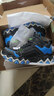 Skechers斯凯奇男童雪地靴户外棉靴儿童运动鞋冬大童棉鞋406415L 黑色/蓝色/柠檬色/BBLM 35 实拍图