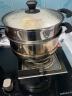 美厨（maxcook）三层蒸锅 26cm不锈钢蒸锅加厚复底蒸煮两用 电磁炉燃气通用MZB-26 实拍图