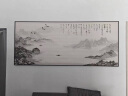 俏绘客厅装饰字画新中式沙发背景墙壁画山水画国画办公室风景挂画 江山如画 150x60cm(适合1.8米沙发)晶瓷 晒单实拍图