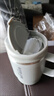马克杯带盖茶水分离304不锈钢内胆办公室咖啡杯高颜值饮用水杯 白色 510ml 实拍图