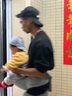 爱源美（aiyuanmei）背带婴儿腰凳前后坐凳四季多功能轻便前抱式宝宝抱娃神器外出简易 浅灰色 单凳款 实拍图