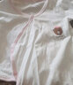 翘脚鸭 婴儿衣服夏季薄款新生儿包屁衣短袖哈衣爬服满月宝宝内衣纯棉 粉小熊【短袖 | 夏季款】 66cm 【建议体重12-15斤】 实拍图