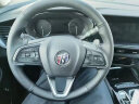 淄客别克方向盘套真皮手缝专用君威朗英朗阅扬昂科威拉旗君越凯GL8E45 黑皮侧孔黑线（小牛皮头层）推荐 实拍图