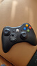 京盏游戏手柄XBOX360电脑pc steam通用有线无线蓝牙震动免驱线性扳机全新 360无线2.4G黑色-全新升级 实拍图