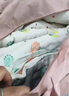 希维思（SIVASS）被子收纳袋行李袋旅行包大容量搬家打包袋子装衣服衣物棉被整理袋 甜蜜粉【干湿分离】 特大【2件套】 实拍图