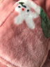 芬腾 儿童睡衣秋冬女童装长袖开衫可爱动物印花休闲家居服套装 粉红 130 实拍图