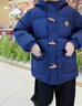 马骑顿（MQD）童装男大童23冬学院风保暖小熊连帽羽绒服 实拍图