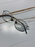 派丽蒙（PARIM）近视钛架眼镜女超轻椭圆形金丝近视框可配防蓝光ins风高级感镜架 备注型号色号+1.74近视镜片 实拍图