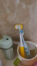 马博士儿童牙刷3-6-12岁3D三面牙刷软毛婴儿牙刷口腔清洁全包裹 黄色 晒单实拍图