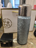 JRINKTEEA日本品牌纯钛保温杯钛水杯车载男士焖泡茶杯茶水分离杯户外喝茶杯 陨花蓝+杯套 500ml 无喷漆 实拍图