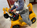 维茵儿童电动挖掘机挖挖机可坐可骑模型大号1-5岁宝宝男孩玩具挖土车 大号手动（升级加厚音乐带后兜） 实拍图