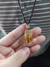 金石灵天然黄水晶貔貅吊坠男女款水晶玛瑙情侣项链送男生女生蛇年礼物 黄水晶貔貅吊坠【小号】 实拍图