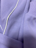 迪士尼（DISNEY）童装儿童女童针织运动长裤束脚棉质保暖裤子24春秋DB331ME21紫130 实拍图
