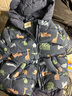 戴维贝拉（DAVE＆BELLA）童装男童羽绒服洋气儿童连帽外套保暖女宝宝衣服秋冬新年小童上衣 动物印花【DB4242806】 120 cm（建议身高110-120cm） 实拍图