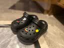 CROCS卡骆驰檀健次同款经典泡芙洞洞鞋轻便舒适男女同款花园鞋|207521 黑色-001(含智必星) 35 (210mm) 实拍图