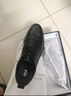 海澜之家（HLA）皮鞋男士商务休闲系带正装德比鞋子男 黑色 39 实拍图