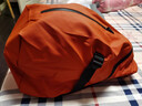 艾伯斯 骑行背包摩托车头盔包全盔双肩包摩旅防泼水大容量骑士机车装备 【升级版】橙色 实拍图