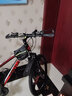 EG7山地自行车成人学生变速越野单车双减震赛车26寸青少年男女 三刀【升级减震 超强承重】黑红 24寸21速【适合：145-165CM】 实拍图