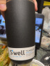 swell保温杯带盖咖啡杯保温保冷大容量不锈钢杯子送礼物 黑色玛瑙530ml 实拍图