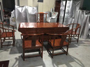 唐司 红木家具非洲花梨（学名：刺猬紫檀）茶桌 实木茶桌椅组合 中式客厅泡茶台茶几 1.75米茶桌椅定金付清尾款发货 实拍图