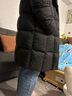 美力城暖天鹅泡芙羽绒服中长款女高端90鹅绒加厚外套保暖157 黑色 XS （80-95斤） 实拍图