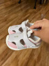 基诺浦（ginoble）宝宝学步鞋24夏季软底透气婴儿鞋子8-18个月男女童鞋GB2206 白色/粉紫 125mm 脚长12.5-12.9cm 晒单实拍图