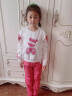 FNJ KIDS童装女童运动套装2024春装新款时尚大童卫衣裤儿童两件套 粉色 130cm (身高120-130cm) 晒单实拍图
