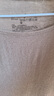 无印良品（MUJI） 女式 棉 厚款 长袖T恤 纯棉全棉 FCD70C2A 打底衫 打底衣 家居服 白色 L 实拍图