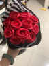 初朵 11朵红玫瑰花束礼盒鲜同城配送圣诞节礼物生日表白送女友 实拍图