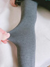 浪莎儿童保暖连裤袜女童秋冬季加绒加厚打底裤中大童学生舞蹈袜 灰色 实拍图