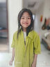 Navigare小帆船女士短袖卷边衬衫全棉休闲衬衣2323503501 M 实拍图
