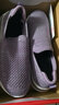 足力健艾爸爸老人鞋女秋季一脚蹬妈妈鞋网面透气防滑软底宽胖脚中老年健步鞋 5511丁香紫（女款） 39 (245mm) 实拍图