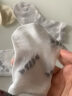 aqpa婴幼儿袜子纯棉新生儿薄款宝宝女童男童夏季男孩儿童棉袜透气        浅绿+浅灰+白色   6-18个月 实拍图
