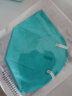 怡恩康 N95型口罩医用五层过滤耳挂式一次性防护防尘3d立体口罩灭菌级独立包装 绿色20只独立包装 实拍图