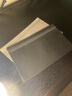 无印良品 MUJI 单面透明文件夹 8A65011 深灰色 12×19cm 晒单实拍图