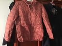 鸭鸭佟丽娅同款反季轻薄羽绒服女新款时尚修身短款冬连帽轻便时尚外套 嫣红色 2XL 实拍图