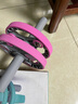 燃烧冰 健腹轮俯卧撑支架 腹肌锻炼器钢珠按摩器 臂力腹部腿部腰健身器 玫瑰红-组合式健腹轮 实拍图