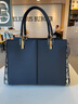 尔羊奴（ERYONOU）牛皮真皮女包包女款2025年新款手提斜挎包生日礼物送妈妈包结婚包 蓝色 实拍图