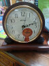 枫叶（MapleLeaf） 新中式实木复古座钟客厅家用现代简约钟表家居装饰艺术时钟摆件 8029鹅掌楸木+静音太阳机芯 实拍图