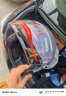 凤凰（Phoenix）3C认证电动车摩托车头盔复古款888靛蓝色 男女四季通用电瓶车3/4半盔冬季骑行安全帽均码 实拍图