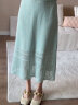 Olrain欧芮儿时尚套装女夏季2024新款度假镂空针织裙装两件套薄荷曼波风 水绿色 L 晒单实拍图