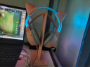 ONIKUMA电脑耳机头戴式有线电竞游戏耳机带麦克风猫耳朵男女生主播吃鸡降噪耳麦发光台式机笔记本通用耳机 可爱粉猫耳版（RGB发光头梁） 晒单实拍图
