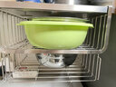 维度空间 柜下挂篮304不锈钢下挂置物架免打孔厨房吊柜下挂篮厨房衣柜挂架 原色：双层挂篮（配送定位卡扣） 实拍图