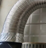 加厚纯铝合金排烟伸缩硬管卫生间燃气热水器浴霸换气扇耐高温防火 100mm*1.5米 实拍图